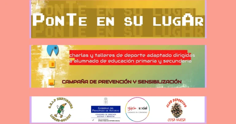 Ponte en Su Lugar Campaña de la Asociación Cosa Nuesa Alpe Asturias