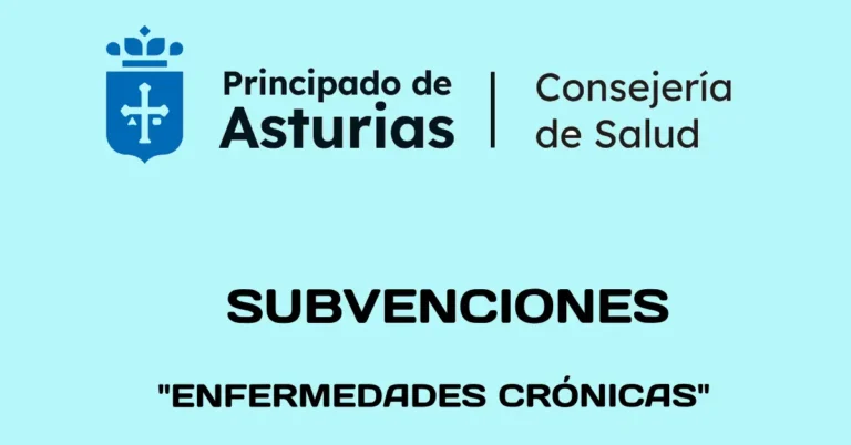 Subvenciones Consejería Salud Enfermedades Crónicas