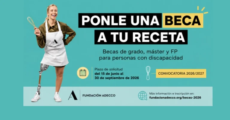 Fundación Adecco Becas Para Personas Con Discapacidad